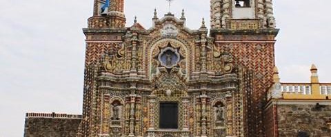 Fachada del Templo de San Francisco Acatepec
