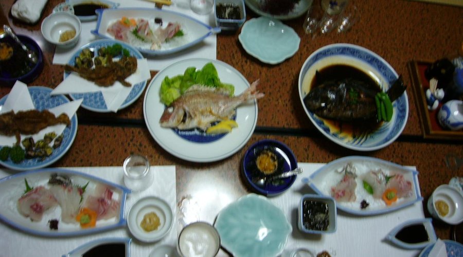 夕食の一部