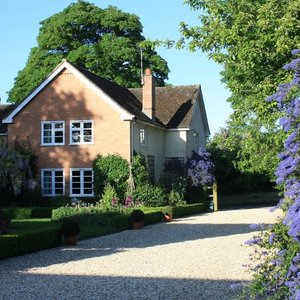 The South East view of Gorse House with its lovely garden