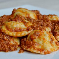 i nostri tortelli casarecci al ragu'