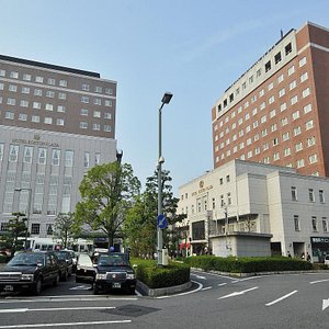 Hotel Boston Plaza Kusatsu Biwako in Kusatsu, image may contain: Bed, Furniture, Bedroom, Monitor