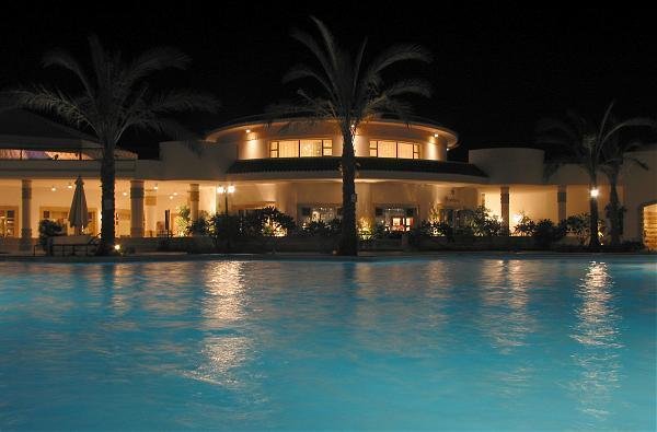 Night Pool View