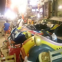 cool cars and dancing robots for kiddie rides