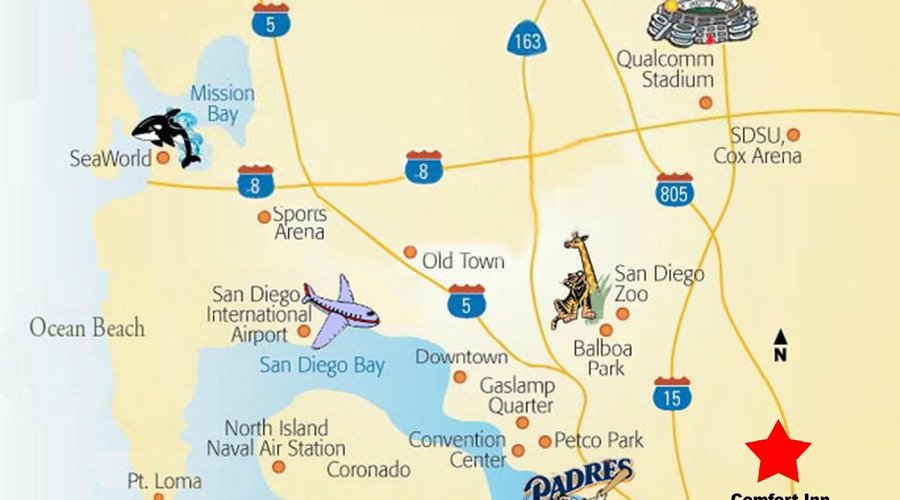 Our Chula Vista hotel is centrally located near several of San Diego's famous attractions.