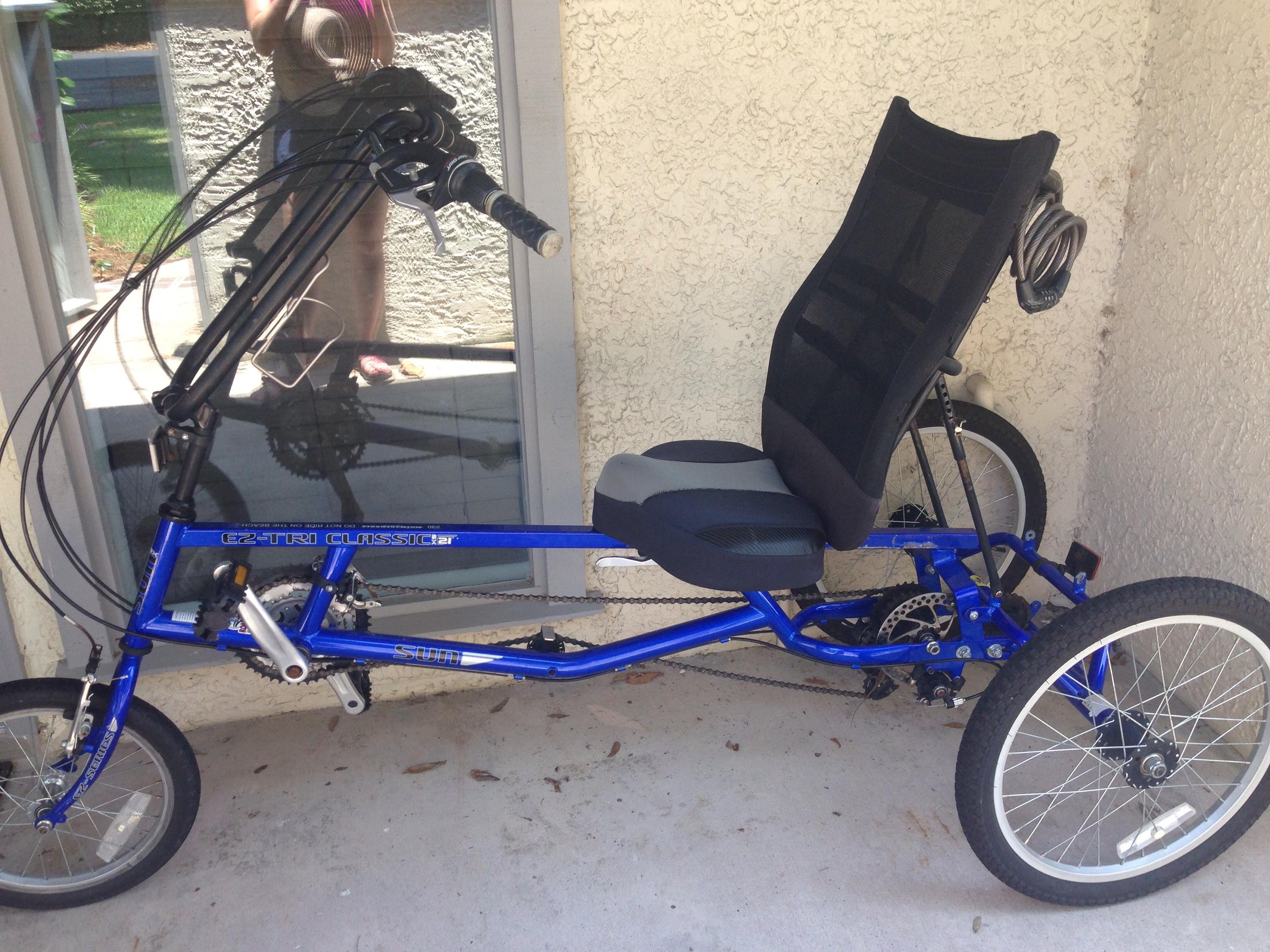 sun ez classic recumbent bike