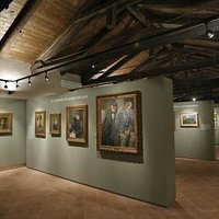Prima sala del Museo M. Olivero