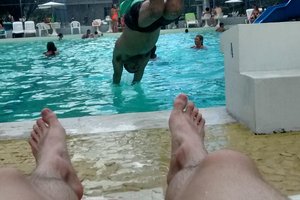 Piscina e praia