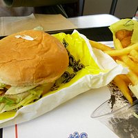Burger from Arctic Circle, Newport OR