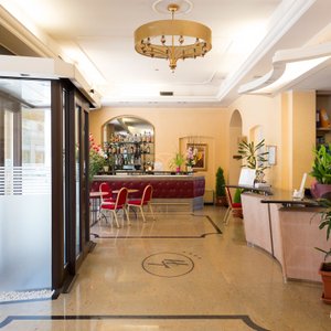 Lobby at the Hotel Terminal