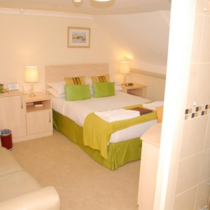 Room 3 - Our standard double room on the 3rd floor with newly refurbished ensuite, free Wi-Fi, f