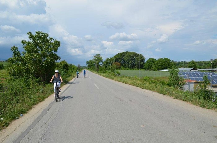 cycling near Goumenissa