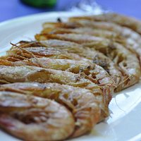 grilled prawns
