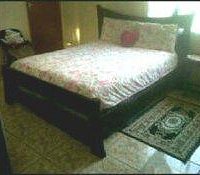 Black bed old