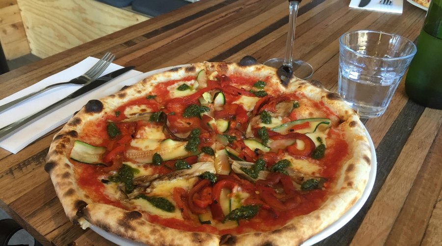 Fantastic pizza, most authentic pizza we've had since our trip to Italy last year.