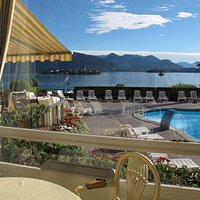 beautiful lake view from the restaurant
