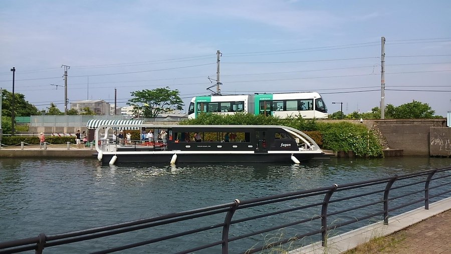 運河からの写真です