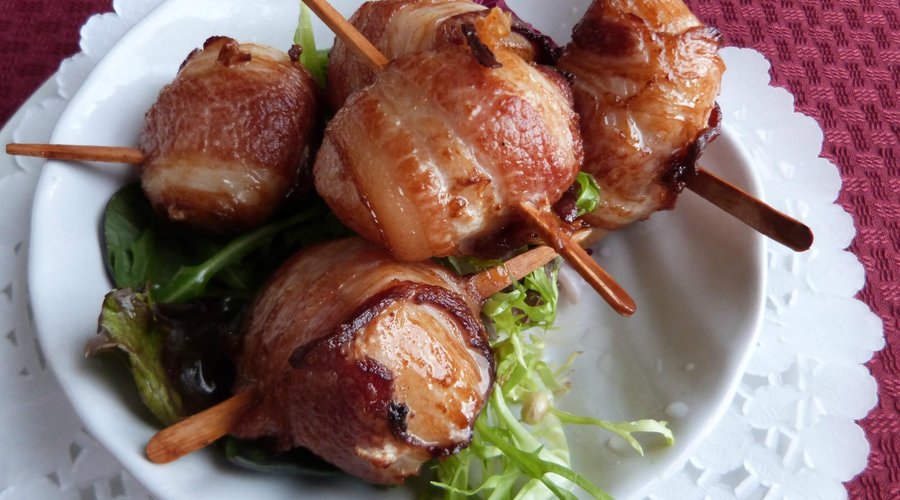 bacon wrapped scallops