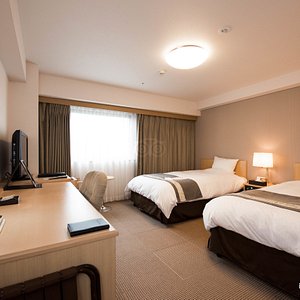 The Twin Room at the Richmond Hotel Hamamatsu
