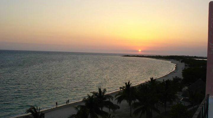 Sunset at Ancon Beach, Trinidad