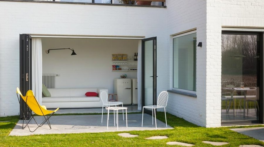 Living area and garden