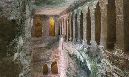 L'intérieur vue d'en haut