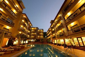 Deltin Suites in Nerul, image may contain: Hotel, Resort, City, Pool