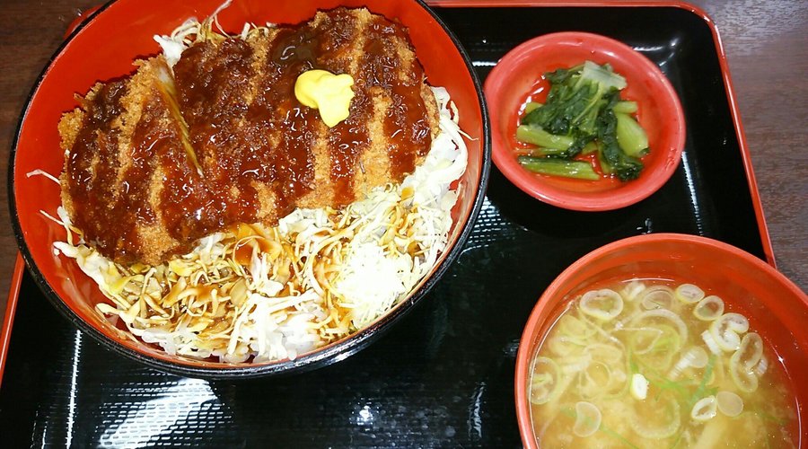 三元豚の味噌カツ丼