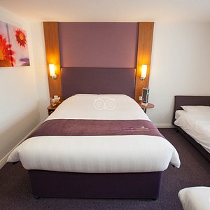 The Standard Family Room at the Premier Inn Manchester - Salford Quays