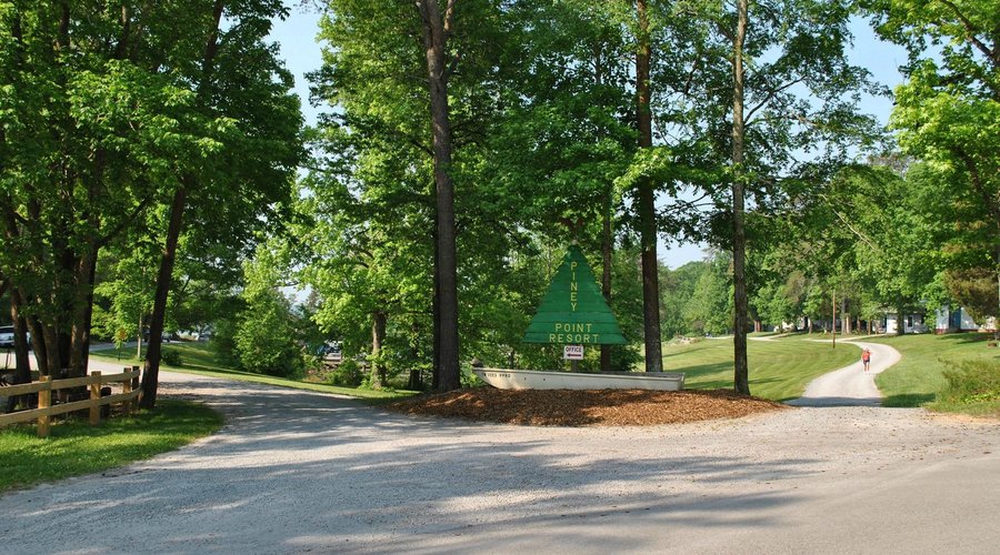 Resort entrance