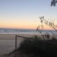 Along the walkway