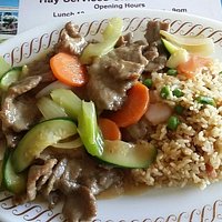 Satay Chicken, Chowmein and $10.00 lunch special
