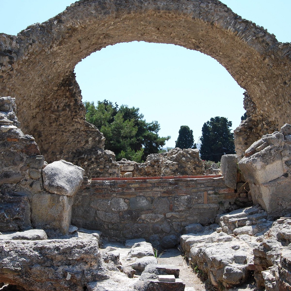 Кос Греция руины