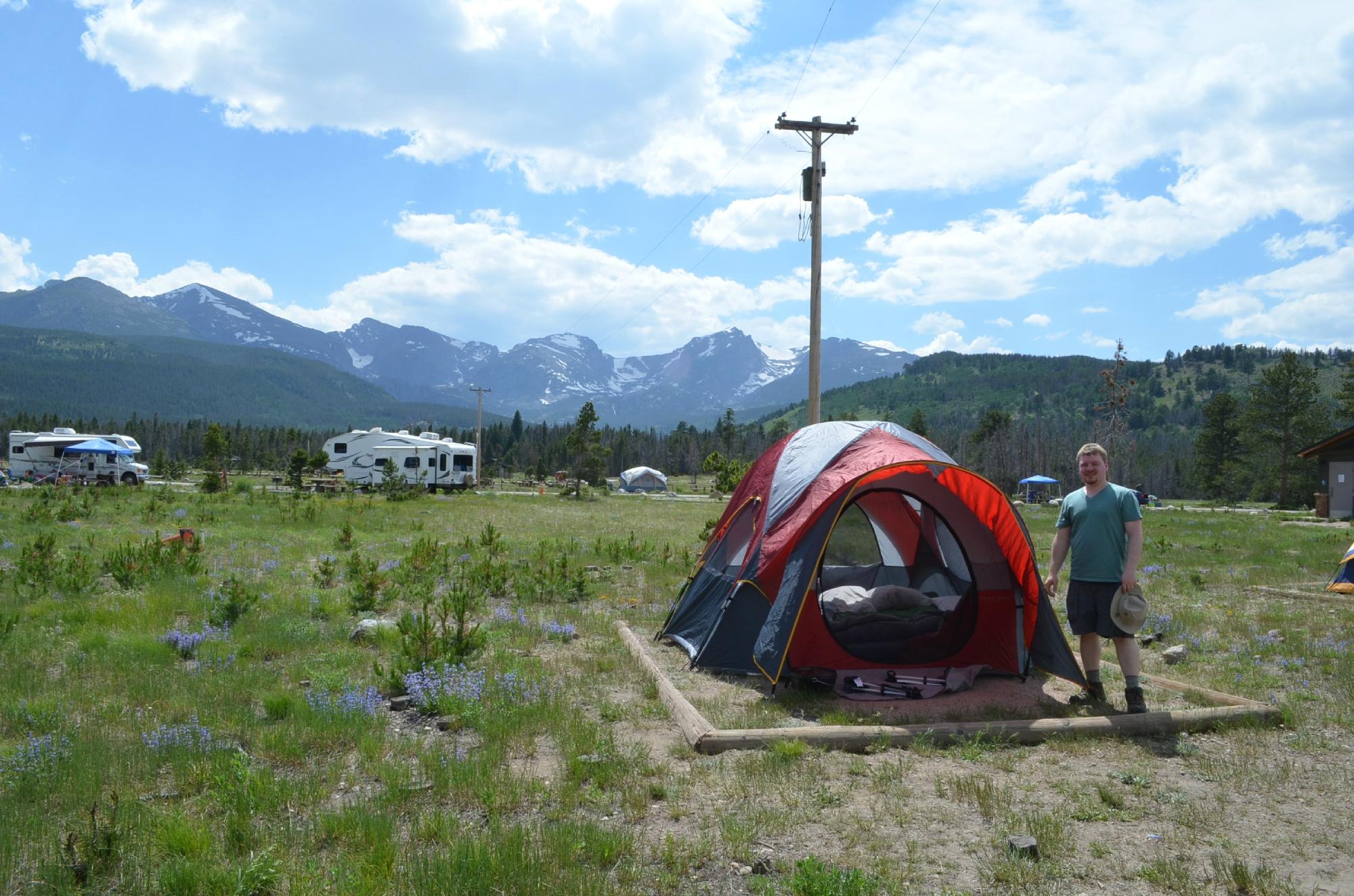 Glacier shop basin campground