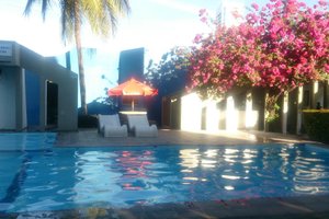 Piscina e praia