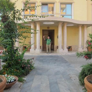 porch with lobby entrance