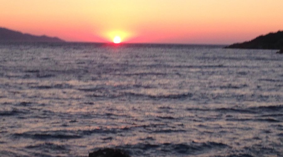 Solnedgang fra Phytagoras hotell