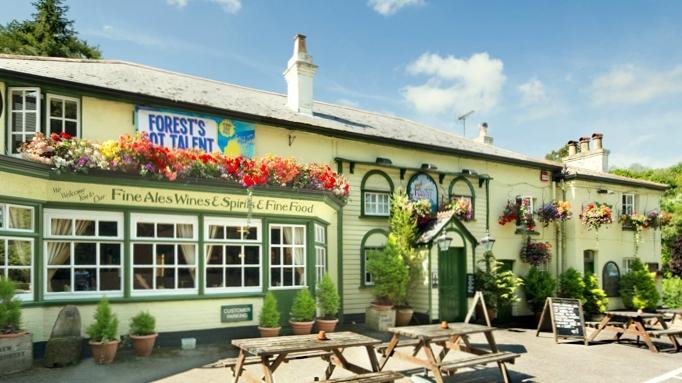 Pub in bloom
