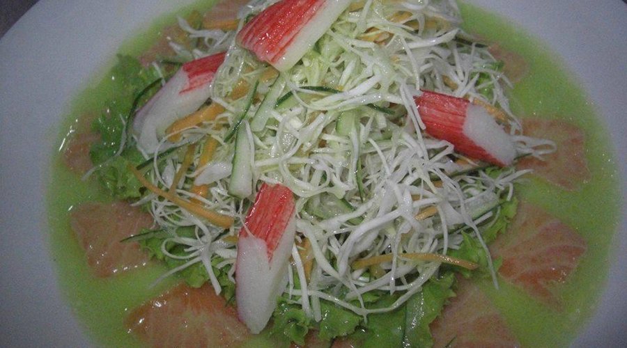 Salada Ótima servida no Restaurante Nagasaki