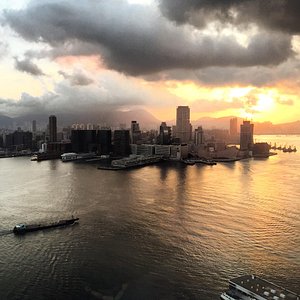 Sunrise over HK