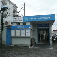 Euskotren Metro station at Hendaye