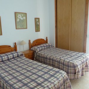 Dormitorio de dos camas
