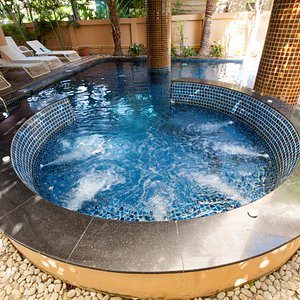 The Swimming Pool with Jacuzzi at The Nova Gold Hotel Pattaya