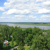 вид с колеса обозрения