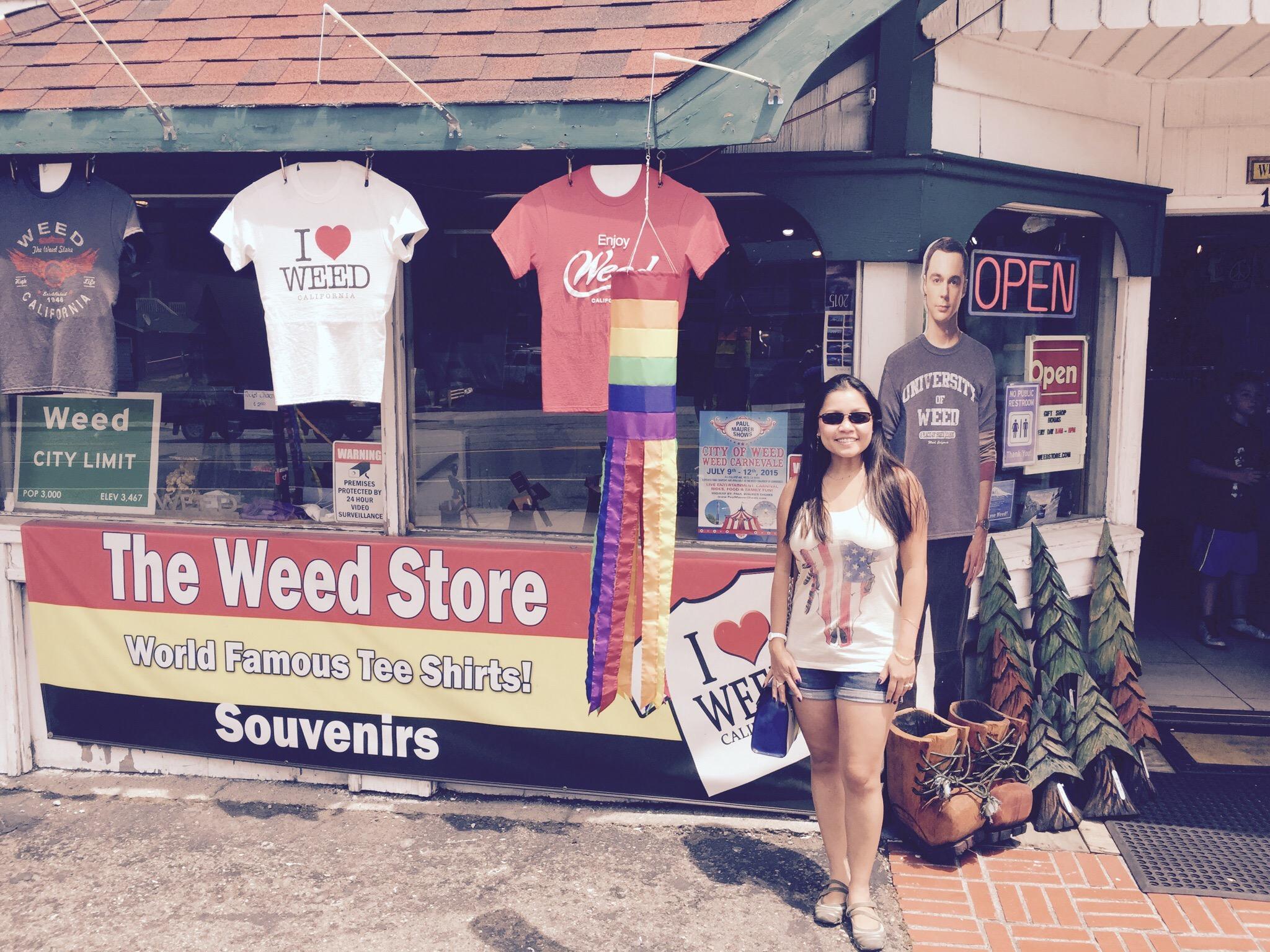 Enjoy weed shop california t shirt