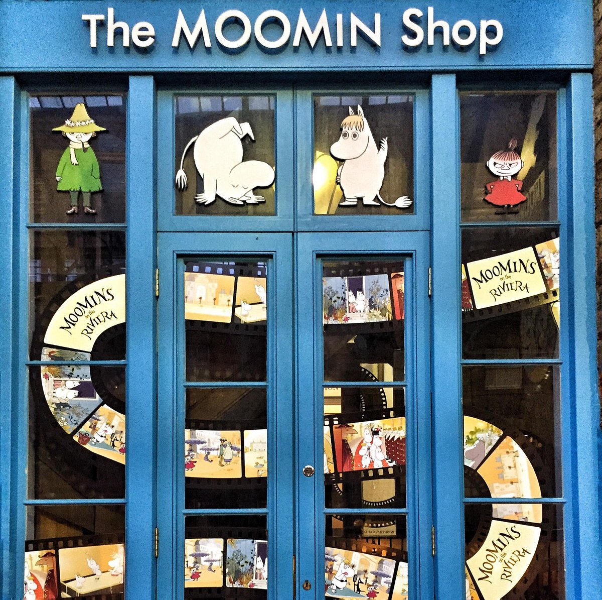 There are shops in london. The Moomin shop London.