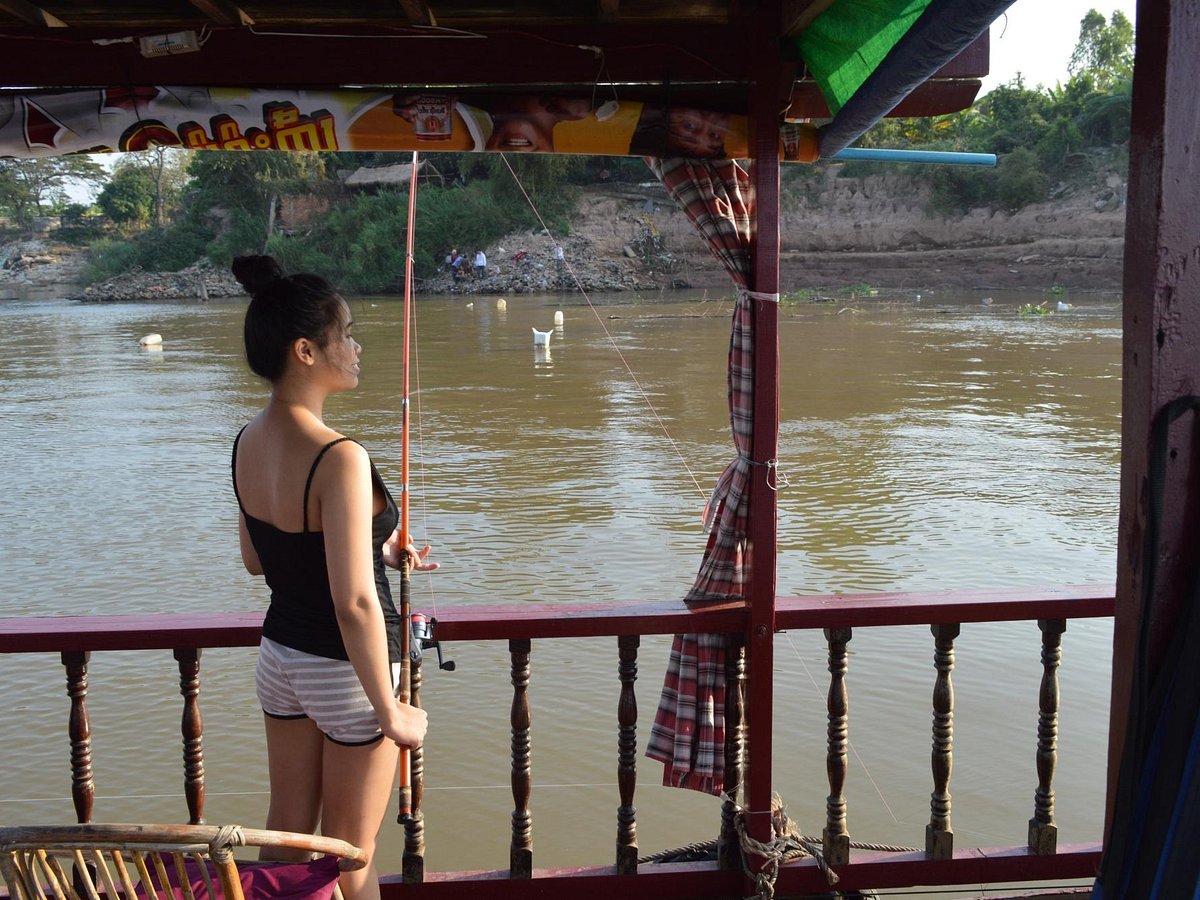 Fishing Tour Cambodia along the road of Khan Sen Sok in Phnom Penh city,  Cambodia 