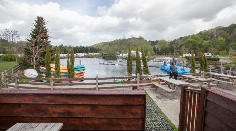 The Self Catering Log Cabins at the Hidden Valley Holiday Park