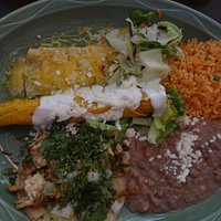 Combo de flauta, enchilada e taco