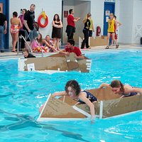 School activities at the Marathon Port Hole Pool