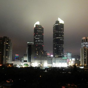Xujiahui shopping district from hotel room
